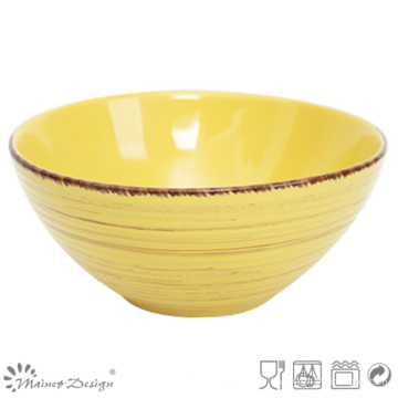 Antikes Gelb mit Bürste Creamic Bowl